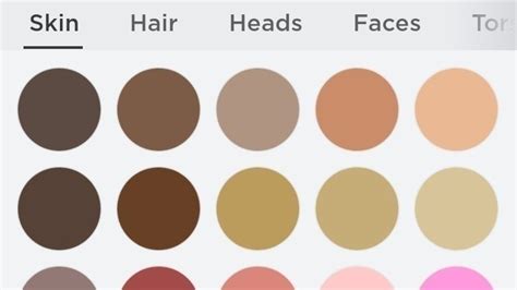 Roblox skin tones - Clown Aesthetic Makeup Cheeks Head Brown Skin Tone is a Roblox UGC Face Accessory created by the group Miracle Beauty. It's currently for sale for the price of 50 Robux. Created on Sep 29, 2023, it has been favorited 2 times and its asset ID is 14914939678.